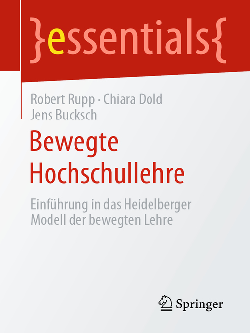 Title details for Bewegte Hochschullehre by Robert Rupp - Available